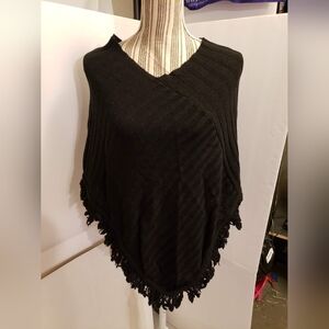 Star City Poncho Sweater